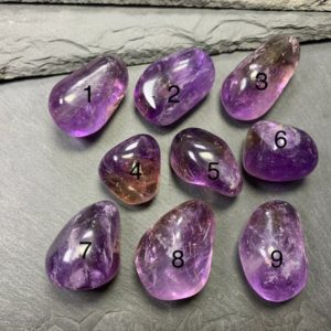 Shop Tumbled Ametrine Crystals & Pocket Stones! Ametrine / Tumbled Ametrine | Natural genuine stones & crystals in various shapes & sizes. Buy raw cut, tumbled, or polished gemstones for making jewelry or crystal healing energy vibration raising reiki stones. #crystals #gemstones #crystalhealing #crystalsandgemstones #energyhealing #affiliate #ad