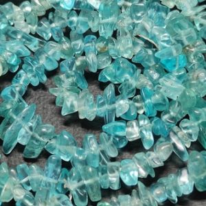 Shop Apatite Chip & Nugget Beads! 34"Strand Natural Apatite Raw Uncut Chips Beads Gemstone | Beautiful Apatite Chips Raw Gemstone Beads | Rough Polish Beads Uncut Chips Sale | Natural genuine chip Apatite beads for beading and jewelry making.  #jewelry #beads #beadedjewelry #diyjewelry #jewelrymaking #beadstore #beading #affiliate #ad