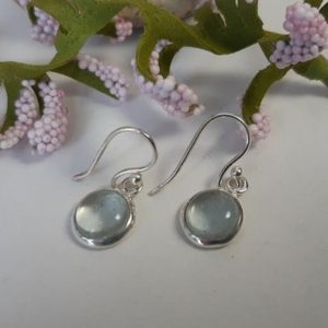 Shop Aquamarine Earrings! Aquamarine earrings, round aquamarine,  92.5 sterling silver, ear hook option, ear hook option * | Natural genuine Aquamarine earrings. Buy crystal jewelry, handmade handcrafted artisan jewelry for women.  Unique handmade gift ideas. #jewelry #beadedearrings #beadedjewelry #gift #shopping #handmadejewelry #fashion #style #product #earrings #affiliate #ad