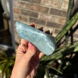 Shop Aquamarine Shapes! Aquamarine free form | Natural genuine stones & crystals in various shapes & sizes. Buy raw cut, tumbled, or polished gemstones for making jewelry or crystal healing energy vibration raising reiki stones. #crystals #gemstones #crystalhealing #crystalsandgemstones #energyhealing #affiliate #ad