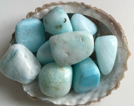 Aragonite Tumbled Stone, Uplifting And Calming Healing Stone, Manifesting Stone, Healing Crystal, Chakra Stone, Spiritual Stone