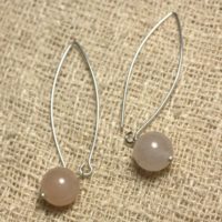 Aventurine 10mm Rose 925 Silver Earrings | Natural genuine Gemstone jewelry. Buy crystal jewelry, handmade handcrafted artisan jewelry for women.  Unique handmade gift ideas. #jewelry #beadedjewelry #beadedjewelry #gift #shopping #handmadejewelry #fashion #style #product #jewelry #affiliate #ad
