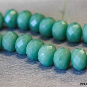 Shop Aventurine Faceted Beads! XL/ Aventurine 19mm/ 20mm Faceted Rondelle loose beads 16" strand Natural green quartz gemstone beads For jewelry making | Natural genuine faceted Aventurine beads for beading and jewelry making.  #jewelry #beads #beadedjewelry #diyjewelry #jewelrymaking #beadstore #beading #affiliate #ad