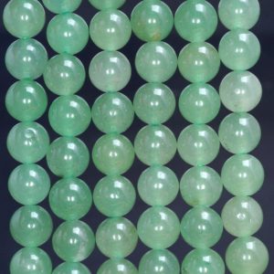8mm Green Aventurine Gemstone Green Round Loose Beads 15 Inch Full Strand (80005918-m33) | Natural genuine round Aventurine beads for beading and jewelry making.  #jewelry #beads #beadedjewelry #diyjewelry #jewelrymaking #beadstore #beading #affiliate #ad