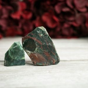 Shop Bloodstone Stones & Crystals! Raw Bloodstone Crystal (Rough Heliotrope Stone) | Natural genuine stones & crystals in various shapes & sizes. Buy raw cut, tumbled, or polished gemstones for making jewelry or crystal healing energy vibration raising reiki stones. #crystals #gemstones #crystalhealing #crystalsandgemstones #energyhealing #affiliate #ad