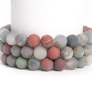 Shop Bloodstone Round Beads! Natural Matte Gray & Red Blood Stone Gemstone Grade A Round 4mm 6mm 8mm 10mm 15mm Loose Beads | Natural genuine round Bloodstone beads for beading and jewelry making.  #jewelry #beads #beadedjewelry #diyjewelry #jewelrymaking #beadstore #beading #affiliate #ad