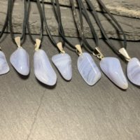 Blue Lace Agate Pendant | Natural genuine Gemstone jewelry. Buy crystal jewelry, handmade handcrafted artisan jewelry for women.  Unique handmade gift ideas. #jewelry #beadedjewelry #beadedjewelry #gift #shopping #handmadejewelry #fashion #style #product #jewelry #affiliate #ad