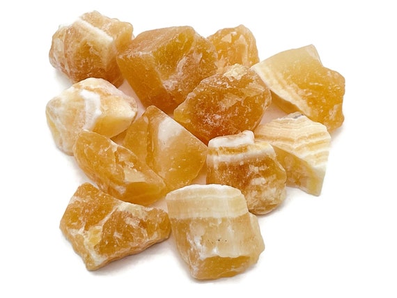 Raw Yellow Calcite Stone - Natural Calcite Stone - Crystal Gemstone - Spiritual Stone – Ra1119