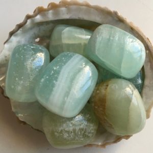 Green Pistachio Calcite Healing Stone, Tumbled Stone, Healing crystals and stones, Chakra Stones, Spiritual Stone | Natural genuine stones & crystals in various shapes & sizes. Buy raw cut, tumbled, or polished gemstones for making jewelry or crystal healing energy vibration raising reiki stones. #crystals #gemstones #crystalhealing #crystalsandgemstones #energyhealing #affiliate #ad