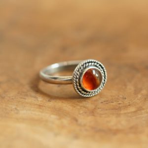 Shop Carnelian Rings! Western Carnelian Ring – Orange Carnelian Ring – Silversmith Ring – Carnelian Stacker | Natural genuine Carnelian rings, simple unique handcrafted gemstone rings. #rings #jewelry #shopping #gift #handmade #fashion #style #affiliate #ad