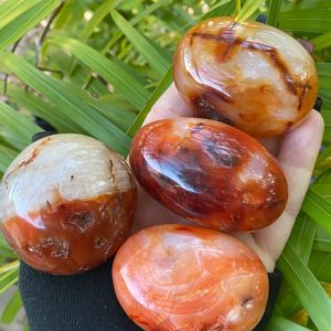 Shop Carnelian Shapes! Carnelian, Carnelian Palm Stone, Qty. 1 | Natural genuine stones & crystals in various shapes & sizes. Buy raw cut, tumbled, or polished gemstones for making jewelry or crystal healing energy vibration raising reiki stones. #crystals #gemstones #crystalhealing #crystalsandgemstones #energyhealing #affiliate #ad