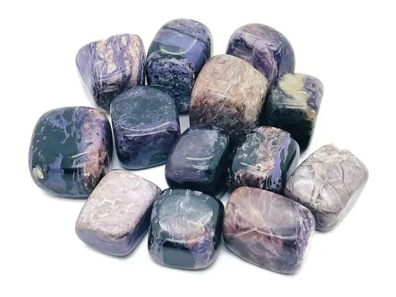 Charoite Tumbled Stone  – Charoite Crystal – Ultra Color Charoite - Jewelry Making Gem - Tu1194