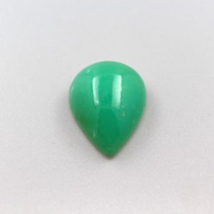 Shop Chrysoprase Cabochons! Apple green Chrysoprase loose pear cabochon gemstone 20x16mm Natural loose stone 17.93ct | Natural genuine stones & crystals in various shapes & sizes. Buy raw cut, tumbled, or polished gemstones for making jewelry or crystal healing energy vibration raising reiki stones. #crystals #gemstones #crystalhealing #crystalsandgemstones #energyhealing #affiliate #ad