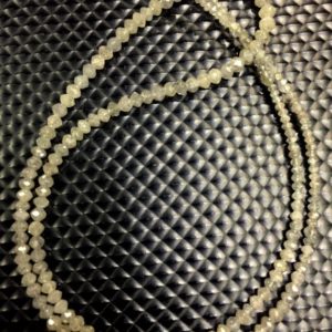 Shop Diamond Faceted Beads! AAA QUALITY-Natural Grey Diamond Beads Sparkling Diamond Faceted Beads Diamond Rondelle Beads Jewelry Making Diamond Beads Shinning Beads | Natural genuine faceted Diamond beads for beading and jewelry making.  #jewelry #beads #beadedjewelry #diyjewelry #jewelrymaking #beadstore #beading #affiliate #ad