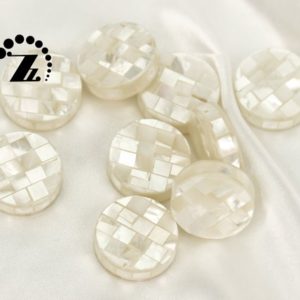 Shop Diamond Bead Shapes! White Shell,Flat Smooth Coin Mosaic Beads,Grade AA,Natural White shell diamond bead,mosaic beads,white MOP, 6x20mm, 5pcs | Natural genuine other-shape Diamond beads for beading and jewelry making.  #jewelry #beads #beadedjewelry #diyjewelry #jewelrymaking #beadstore #beading #affiliate #ad