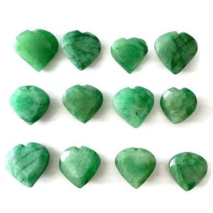 Shop Emerald Stones & Crystals! Emerald Crystal Heart (1) IMPERFECT Light Green Emerald Crystal Heart, XXS Emerald Stone Mini Natural Gemstone Carved | Natural genuine stones & crystals in various shapes & sizes. Buy raw cut, tumbled, or polished gemstones for making jewelry or crystal healing energy vibration raising reiki stones. #crystals #gemstones #crystalhealing #crystalsandgemstones #energyhealing #affiliate #ad