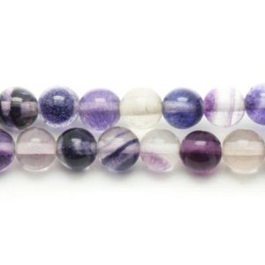 Shop Fluorite Bead Shapes! 10pc – stone beads – Fluorite purple balls 10mm 4558550037053 | Natural genuine other-shape Fluorite beads for beading and jewelry making.  #jewelry #beads #beadedjewelry #diyjewelry #jewelrymaking #beadstore #beading #affiliate #ad