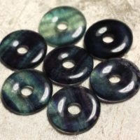 1pc – Semi Precious Stone Pendant – Fluorite Donut 30 Mm 4558550012906 | Natural genuine Gemstone jewelry. Buy crystal jewelry, handmade handcrafted artisan jewelry for women.  Unique handmade gift ideas. #jewelry #beadedjewelry #beadedjewelry #gift #shopping #handmadejewelry #fashion #style #product #jewelry #affiliate #ad
