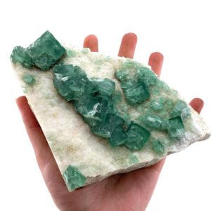 Shop Fluorite Stones & Crystals! Green cubic fluorite cluster, raw fluorite, green fluorite | Natural genuine stones & crystals in various shapes & sizes. Buy raw cut, tumbled, or polished gemstones for making jewelry or crystal healing energy vibration raising reiki stones. #crystals #gemstones #crystalhealing #crystalsandgemstones #energyhealing #affiliate #ad