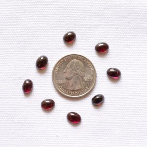 Shop Garnet Cabochons! Garnet Cabochons, Oval Shape Loose Gemstone, Smooth Cabochon, Pink Color Gemstone, Garnet Gemstone, Flat Back, 5 Pieces Lot, 6x8mm #AR8650 | Natural genuine stones & crystals in various shapes & sizes. Buy raw cut, tumbled, or polished gemstones for making jewelry or crystal healing energy vibration raising reiki stones. #crystals #gemstones #crystalhealing #crystalsandgemstones #energyhealing #affiliate #ad