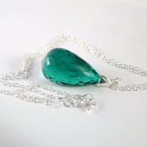Shop Green Amethyst Necklaces! Green Amethyst Necklace, 18 carats, Sterling Silver or Gold | Natural genuine Green Amethyst necklaces. Buy crystal jewelry, handmade handcrafted artisan jewelry for women.  Unique handmade gift ideas. #jewelry #beadednecklaces #beadedjewelry #gift #shopping #handmadejewelry #fashion #style #product #necklaces #affiliate #ad