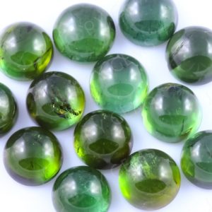 Dark Green tourmaline Cabochon 5mm Round – per piece | Natural genuine stones & crystals in various shapes & sizes. Buy raw cut, tumbled, or polished gemstones for making jewelry or crystal healing energy vibration raising reiki stones. #crystals #gemstones #crystalhealing #crystalsandgemstones #energyhealing #affiliate #ad