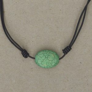 Shop Howlite Pendants! Howlite Pendant Adjustable Leather Necklace Handmade by Chris Hay | Natural genuine Howlite pendants. Buy crystal jewelry, handmade handcrafted artisan jewelry for women.  Unique handmade gift ideas. #jewelry #beadedpendants #beadedjewelry #gift #shopping #handmadejewelry #fashion #style #product #pendants #affiliate #ad