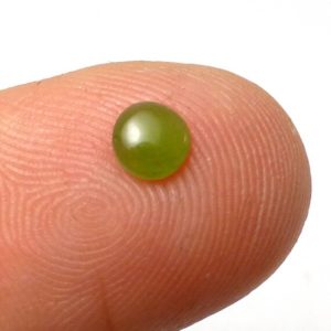 4mm Nephrite Jade Cabochon Calibrated Round Smooth Natural Green Vintage New Old Stock Ring Stone | Natural genuine stones & crystals in various shapes & sizes. Buy raw cut, tumbled, or polished gemstones for making jewelry or crystal healing energy vibration raising reiki stones. #crystals #gemstones #crystalhealing #crystalsandgemstones #energyhealing #affiliate #ad