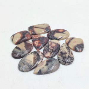 Shop Jasper Cabochons! wholesale Lot Porcelain jasper stone 5 PC / 10 PC Lot mix shape 25 to 30 MM cabochon gemstone jewelry stone Free shipping | Natural genuine stones & crystals in various shapes & sizes. Buy raw cut, tumbled, or polished gemstones for making jewelry or crystal healing energy vibration raising reiki stones. #crystals #gemstones #crystalhealing #crystalsandgemstones #energyhealing #affiliate #ad