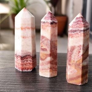 Dali Jasper Tower Pork Stone Crystal Tower Obelisk Pork Stone Double Terminated Point Wand Gemstone Tower Healing Crystal Wholesale | Natural genuine stones & crystals in various shapes & sizes. Buy raw cut, tumbled, or polished gemstones for making jewelry or crystal healing energy vibration raising reiki stones. #crystals #gemstones #crystalhealing #crystalsandgemstones #energyhealing #affiliate #ad