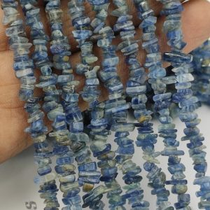 Shop Kyanite Chip & Nugget Beads! AAA Quality Natural Kyanite Uncut Chips Raw Gemstone Bead,Blue Kyanite Rough Strand,Nugget Polish Beads,Kyanite Uncut Beads,Kyanite Necklace | Natural genuine chip Kyanite beads for beading and jewelry making.  #jewelry #beads #beadedjewelry #diyjewelry #jewelrymaking #beadstore #beading #affiliate #ad