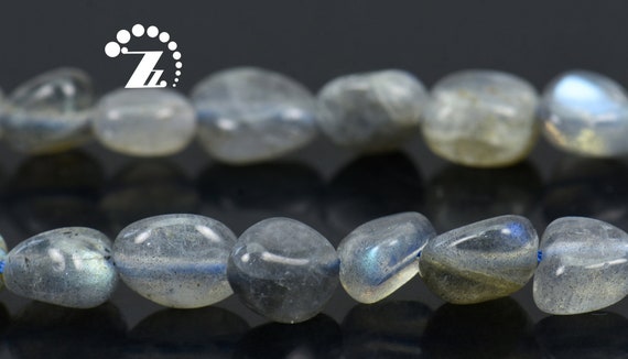 Labradorite,15" Full Strand Natural  Labradorite Beads,pebble Nugget Beads,beautiful Beads, 5-8mm