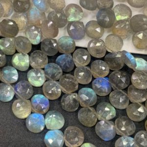 Shop Labradorite Faceted Beads! Full Fire Natural Labradorite Heart Faceted Beads, 8-8.5mm, 8 Inches Strand, Labradorite Beads | Natural genuine faceted Labradorite beads for beading and jewelry making.  #jewelry #beads #beadedjewelry #diyjewelry #jewelrymaking #beadstore #beading #affiliate #ad