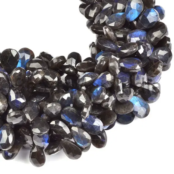 Labradorite Plain Pear Shape Beads,labradorite Smooth Beads,labradorite Plain Beads, Labradorite Pear Beads, Labradorite Beads, Labradorite