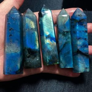 High Quality Labradorite Point Labradorite Tower Labradorite Obelisk Labradorite Wand Healing Crystal Wholesale | Natural genuine stones & crystals in various shapes & sizes. Buy raw cut, tumbled, or polished gemstones for making jewelry or crystal healing energy vibration raising reiki stones. #crystals #gemstones #crystalhealing #crystalsandgemstones #energyhealing #affiliate #ad