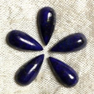 Shop Lapis Lazuli Cabochons! Cabochon de Pierre – Lapis Lazuli – Goutte 15 x 7 mm  4558550035431 | Natural genuine stones & crystals in various shapes & sizes. Buy raw cut, tumbled, or polished gemstones for making jewelry or crystal healing energy vibration raising reiki stones. #crystals #gemstones #crystalhealing #crystalsandgemstones #energyhealing #affiliate #ad