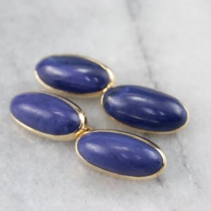 Shop Lapis Lazuli Cabochons! Vintage Lapis Cufflinks, Blue Stone Cufflinks, Yellow Gold Cufflinks, Cabochon Cufflinks, Gifts for Him, Suit Accessories ZHM989PL | Natural genuine stones & crystals in various shapes & sizes. Buy raw cut, tumbled, or polished gemstones for making jewelry or crystal healing energy vibration raising reiki stones. #crystals #gemstones #crystalhealing #crystalsandgemstones #energyhealing #affiliate #ad