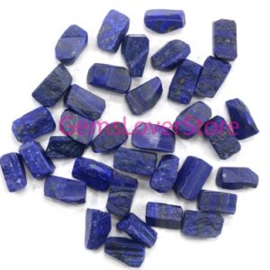 Shop Raw & Rough Lapis Lazuli Stones! 10 Pieces Vibrant Blue Gemstone Size 18-20 MM Beautiful Crystal Natural Lapis Lazuli Yoga Practice Raw Stone Symbol Of Royalty And Honor | Natural genuine stones & crystals in various shapes & sizes. Buy raw cut, tumbled, or polished gemstones for making jewelry or crystal healing energy vibration raising reiki stones. #crystals #gemstones #crystalhealing #crystalsandgemstones #energyhealing #affiliate #ad