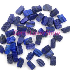 Shop Raw & Rough Lapis Lazuli Stones! 10 Pieces Opaque Rough Size 16-18 MM  Semi-Precious Stone Natural Lapis Lazuli Birthstone Crystal Rough Utilizes Water Energy Raw Stone | Natural genuine stones & crystals in various shapes & sizes. Buy raw cut, tumbled, or polished gemstones for making jewelry or crystal healing energy vibration raising reiki stones. #crystals #gemstones #crystalhealing #crystalsandgemstones #energyhealing #affiliate #ad