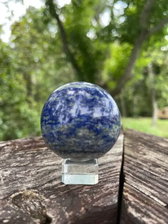 Lapis Lazuli Sphere - Reiki Charged - 55mm- Powerful Energy - High Vibrational Crystal - Third Eye Opener - Chakras  - Psychic Abilities #3