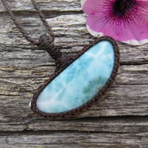 Shop Larimar Pendants! Serene blue / Larimar Necklace / Larimar pendant / Larimar jewelry  / Self Gift /  Luxury gift  / blue stone / Healing stones and crystals | Natural genuine Larimar pendants. Buy crystal jewelry, handmade handcrafted artisan jewelry for women.  Unique handmade gift ideas. #jewelry #beadedpendants #beadedjewelry #gift #shopping #handmadejewelry #fashion #style #product #pendants #affiliate #ad