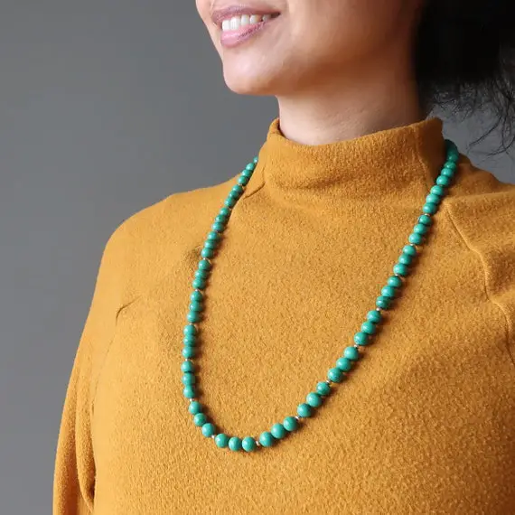 Malachite Necklace Follow The Silk Green Road Rich Love Gem