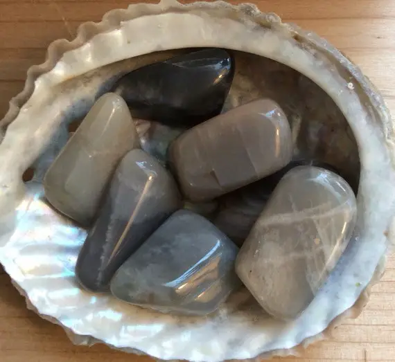 Black Moonstone Small-medium Healing Stone, Healing Crystal, Spiritual Stone, Meditation, Tumbled Stone, Chakra Stone