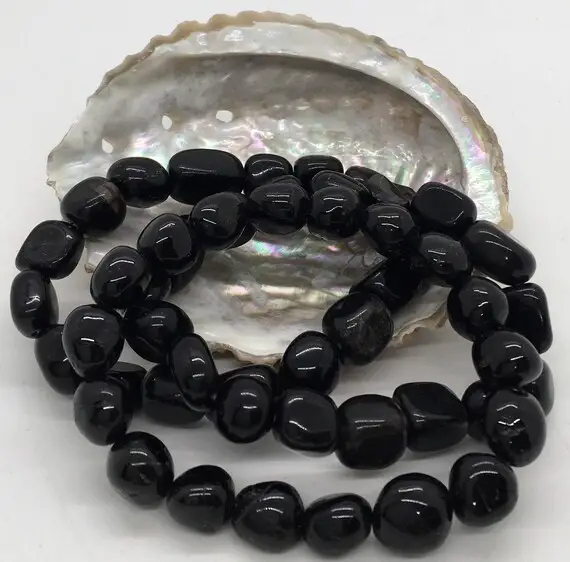 Black Obsidian Gemstone Healing Bracelet,spiritual Stone, Healing Stone, Healing Crystal, Chakra
