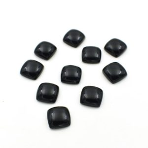 Shop Onyx Cabochons! Black Onyx Cabochon Gemstones 3×3 MM To 25×25 MM Cushion Shape Flat Back Polished Loose Gemstones Lot For Earring Pendant And Jewelry Making | Natural genuine stones & crystals in various shapes & sizes. Buy raw cut, tumbled, or polished gemstones for making jewelry or crystal healing energy vibration raising reiki stones. #crystals #gemstones #crystalhealing #crystalsandgemstones #energyhealing #affiliate #ad