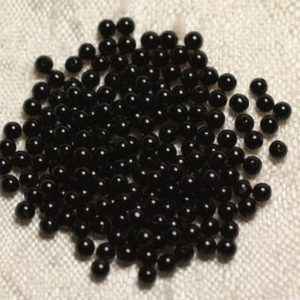 Shop Onyx Bead Shapes! 30pc – stone beads – Black Onyx balls 4558550010513 2 mm | Natural genuine other-shape Onyx beads for beading and jewelry making.  #jewelry #beads #beadedjewelry #diyjewelry #jewelrymaking #beadstore #beading #affiliate #ad