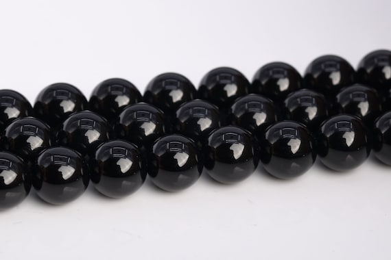 Black Onyx Beads Grade Aaa Genuine Natural Gemstone Round Loose Beads 6mm 8mm 10mm Bulk Lot Options