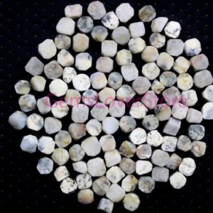 Shop Raw & Rough Opal Stones! 25 Pieces Opaque Milky White Rough Size 8-10 MM Natural Dendritic Opal  Extremely Balancing Gemstone Rough Making Jewelry Clean Opal Rough | Natural genuine stones & crystals in various shapes & sizes. Buy raw cut, tumbled, or polished gemstones for making jewelry or crystal healing energy vibration raising reiki stones. #crystals #gemstones #crystalhealing #crystalsandgemstones #energyhealing #affiliate #ad