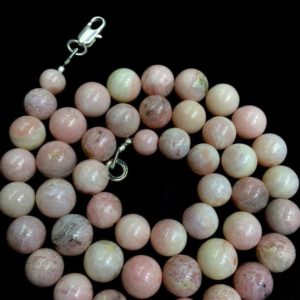 Shop Opal Round Beads! Natural Pink Opal Smooth Round Ball Beads Opal Round Shape Beads Opal Round Beads 10-11.MM Plain Gemstone Beads 18" Strand | Natural genuine round Opal beads for beading and jewelry making.  #jewelry #beads #beadedjewelry #diyjewelry #jewelrymaking #beadstore #beading #affiliate #ad