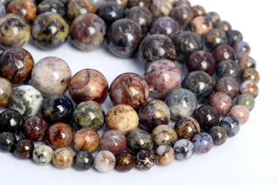 Genuine Natural Light Color Pietersite Loose Beads Grade A Round Shape 6mm 7-8mm 10mm